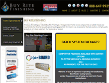 Tablet Screenshot of buyritefinishing.com